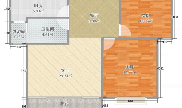 漯河二手房 召陵区 召陵 金色龙湾一期1/1 75 万 8426元/平米 2室2厅1