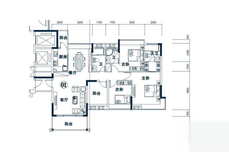 莱茵华庭户型图_【优优好房】江门房产网