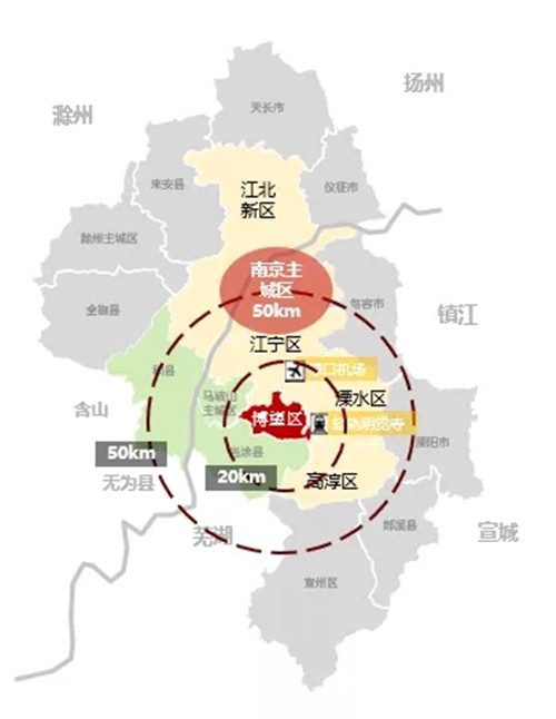 南京周边城市地图图片
