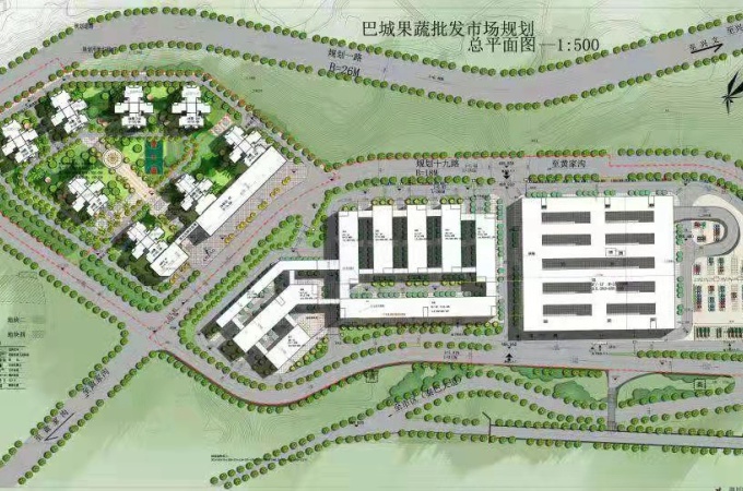 巴州区,黄家沟,农副产品交易中心