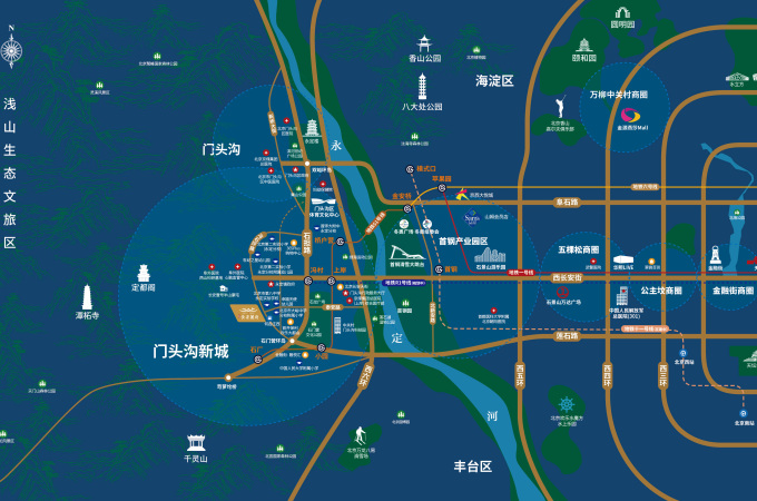 门头沟区,永定,长安麓府