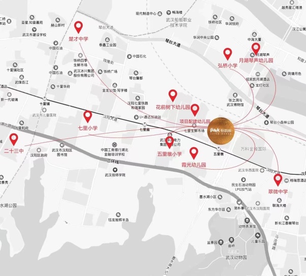 楼盘配套图
