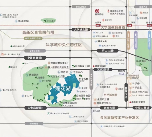 楼盘交通图