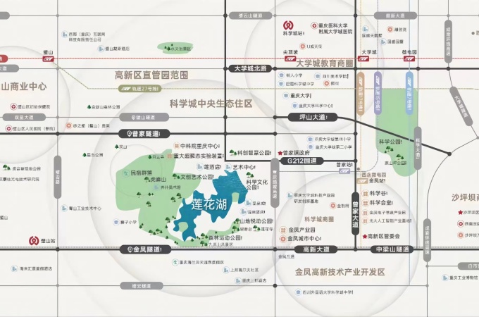 沙坪坝区,大学城,国盛自在莲花湖